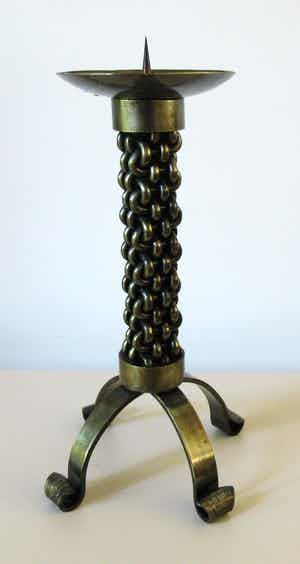 Handgemaakte Brutalistische puntkandelaar verkocht voor € 1!