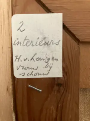 Hendrikus van Langen - Vrouw bij schouw kopen? Bied vanaf 200!