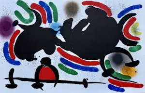 Joan Miro - "Litografía original IV" 1970. Werkverzeichnis Cramer 160; Mourlot 860 kaufen? Bieten Sie von 95!
