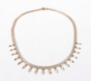 14K Goud - Gouden fantasie collier kopen? Bied vanaf 380!