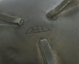 Curiosa - Art deco tinnen suikerpot en melkkan van Zeister Tin Industrie (ZTI) kopen? Bied vanaf 1!