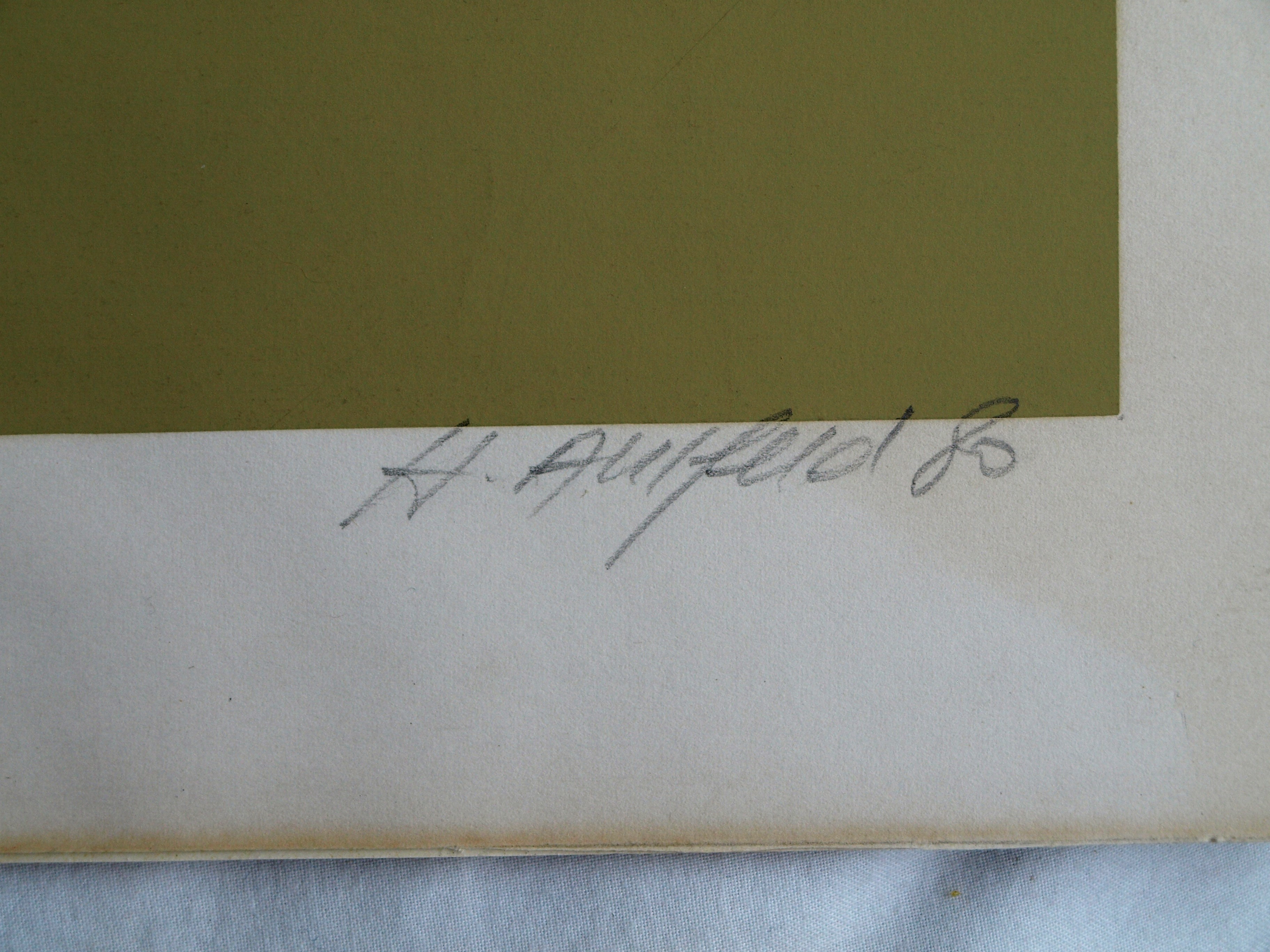 Niet of onleesbaar gesigneerd - Zeefdruk , 2 Zwarte kippen – gesigneerd – 1980 – oplage 10/20 kopen? Bied vanaf 1!