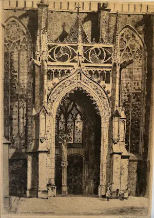 Hendrikus Roodenburg - Kerkportaal St. Walburgskerk Zutphen kaufen? Bieten Sie von 20!