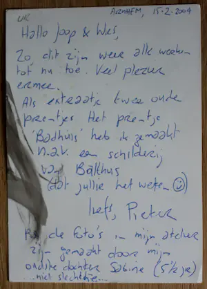 Pieter Drift - Gemengde techniek: 4 kaarten kopen? Bied vanaf 49!