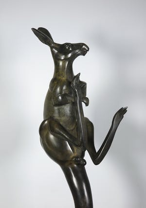 Martin Hogeweg - Brons, Kangoeroe kopen? Bied vanaf 1250!