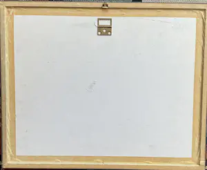 Bernd Hauck - Ingekleurde grappige ets, man voor rechter, gesigneerd, gelijst kopen? Bied vanaf 45!