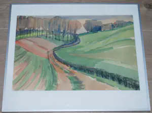 Marie Dagnelie - Frans landschap I - 1964 kopen? Bied vanaf 50!