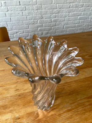 Murano Glas - Gedraaide Murano vaas, zeer zwaar, 1960 kopen? Bied vanaf 35!