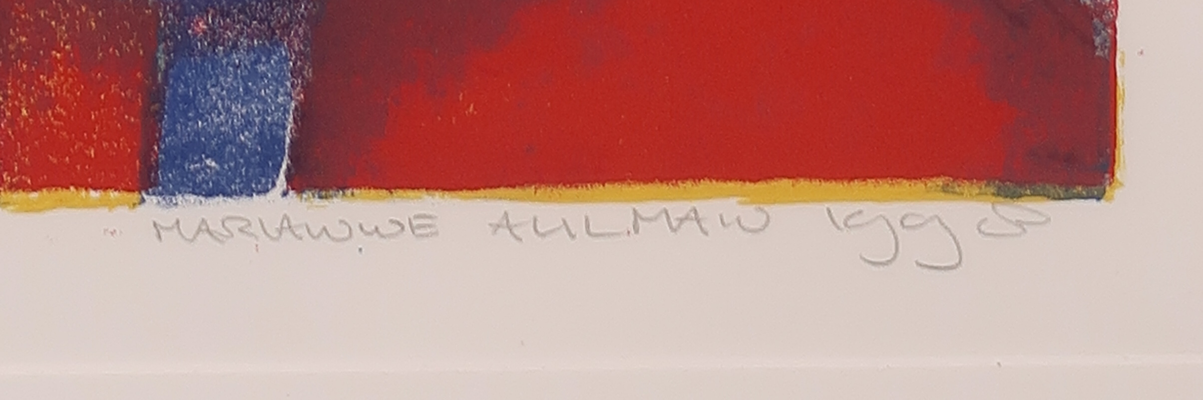 Marianne Aulman - Litho, Casa Azul I - Ingelijst kopen? Bied vanaf 20!