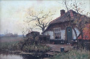 Arie Zwart - C3759, Avond, Huisje bij Gameren kopen? Bied vanaf 350!