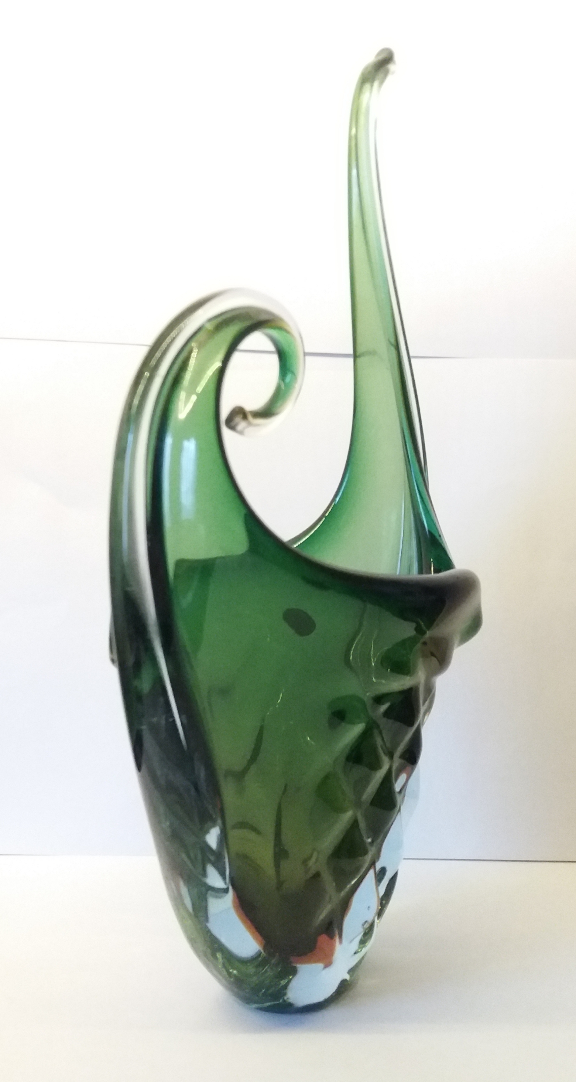 Niet of onleesbaar gesigneerd - Groene Murano Made in italie Glass kopen? Bied vanaf 1!