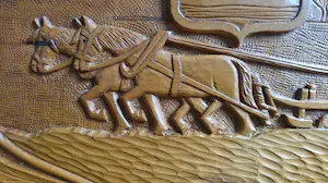 Pieter Buijs - Houten messenblok voor Zeeuwse paeremessen (paardenmessen) kopen? Bied vanaf 1!