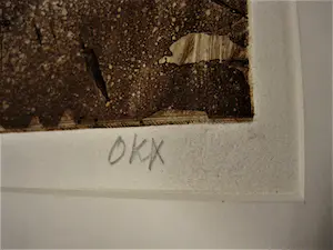 Kees Okx - Bijzondere Epreuve D'Artiste (10 ex) handgekleurde ETS "Flowers are free" kopen? Bied vanaf 29!