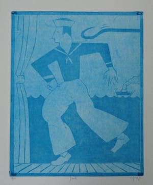 Mark Visione - 2 gesigneerde etsen kopen? Bied vanaf 30!