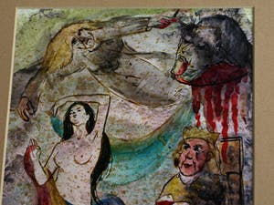 Jozef Bossaert - Gemengde techniek , “De dans van Salomé” – gesigneerd - 1985 kopen? Bied vanaf 10!