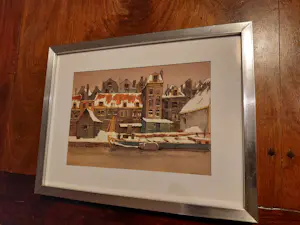 Jan Korthals - Stadsgezicht Amsterdam. Grachtengordel. kopen? Bied vanaf 40!