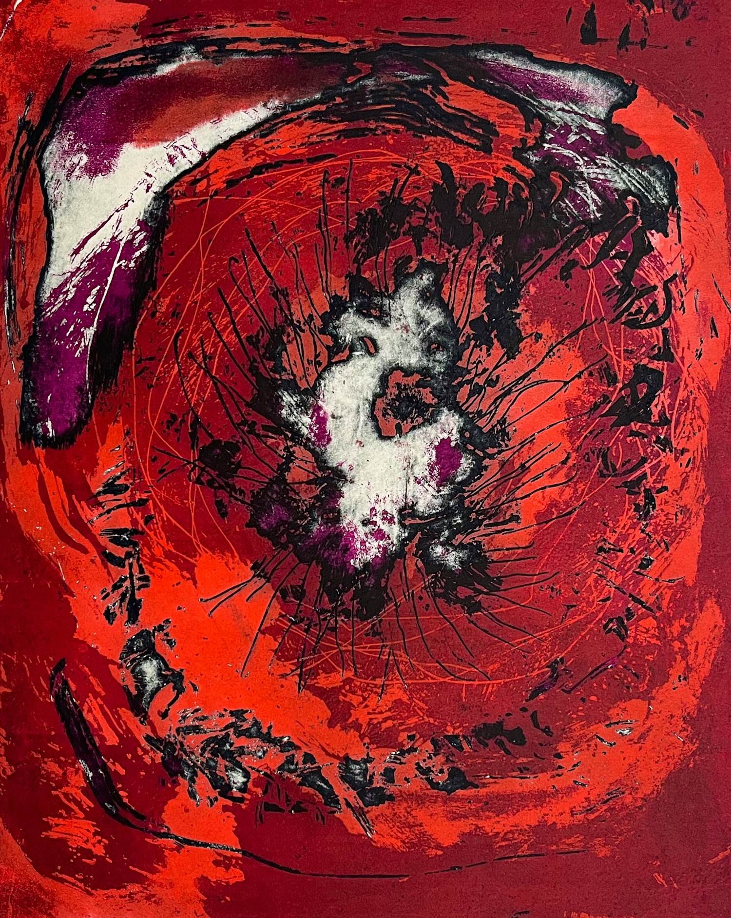 Eduard Franoschek - Pandora - Große signierte Farbradierung - e.a. Exemplar 1965 - Informel kopen? Bied vanaf 195!