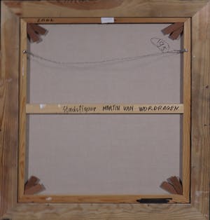 Martin van Wordragen - Olieverf op doek, Stadsfiguur - Ingelijst kopen? Bied vanaf 200!