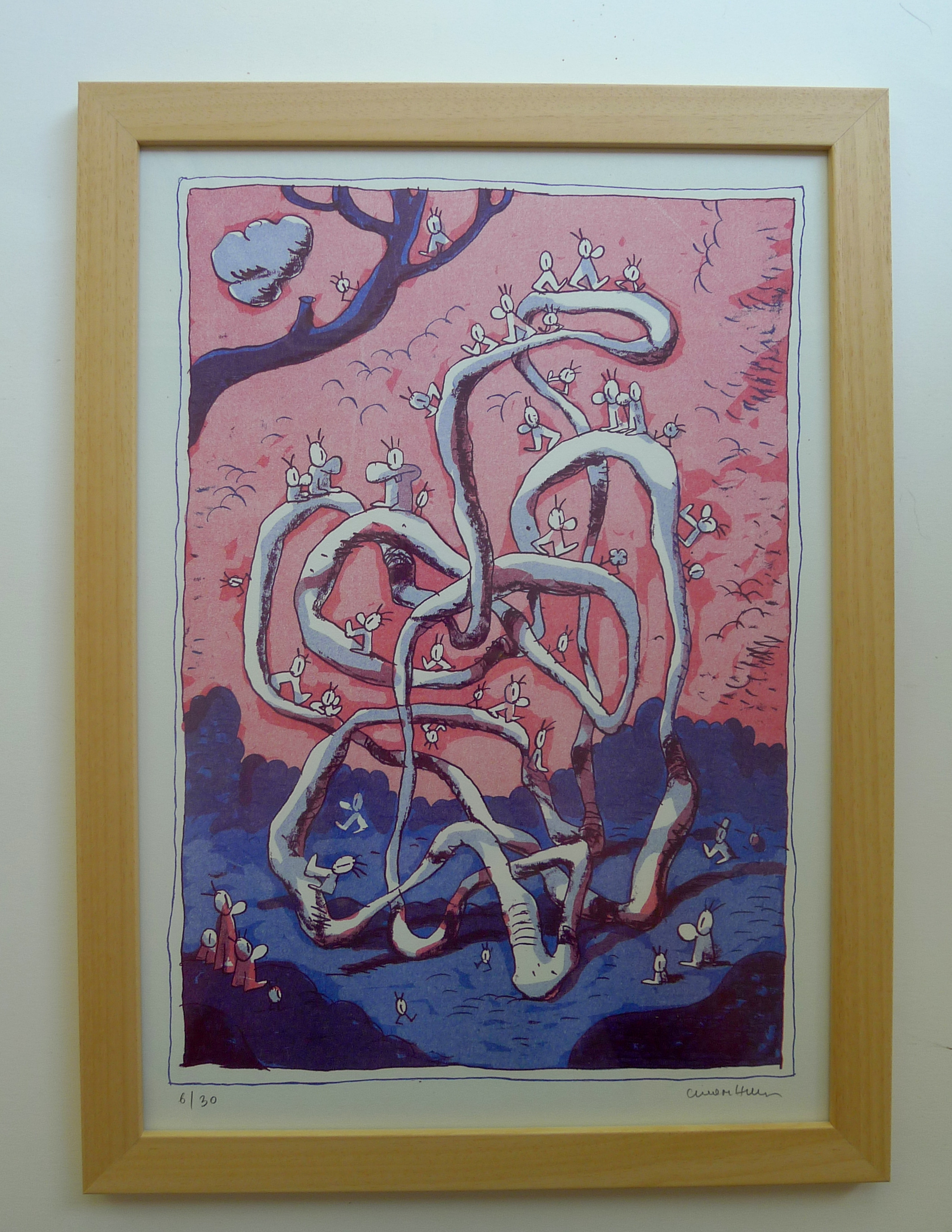 Luc Cromheecke - Gesigneerde Riso print kopen? Bied vanaf 45!