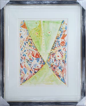 Egill Jacobsen - 'Composition' - Nieuw ingelijst! (Groot) kopen? Bied vanaf 380!