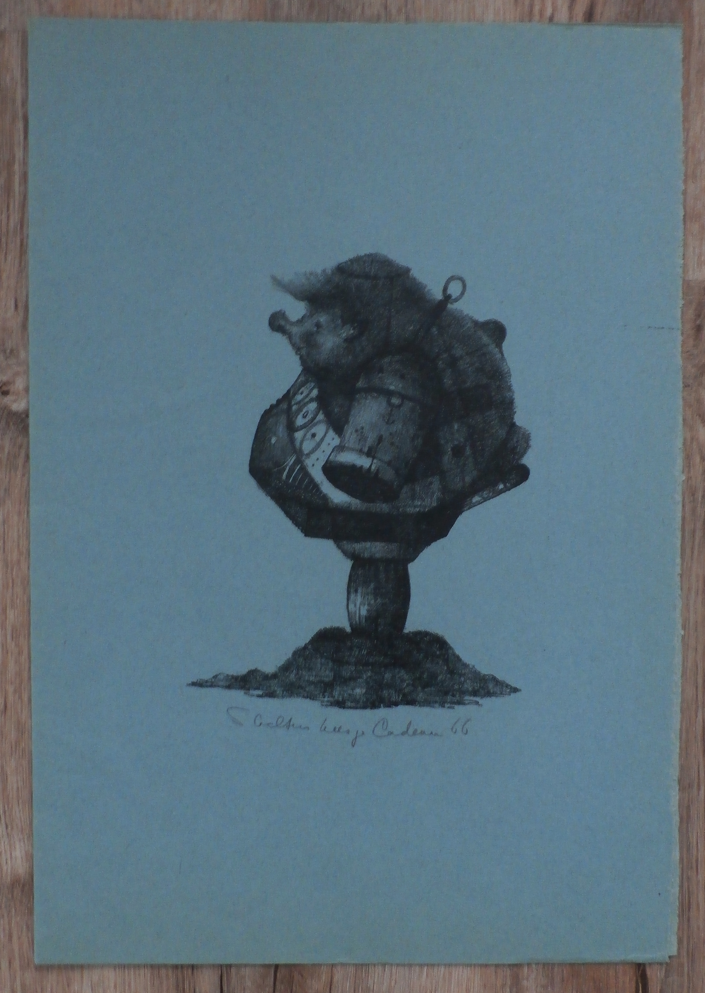 Dirkje Kuik - Clichedruk: egeltje - 1966 (de Luis) kopen? Bied vanaf 55!