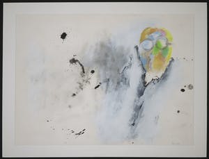 Jef Diederen - Gouache en krijttekening, Zonder titel kopen? Bied vanaf 200!