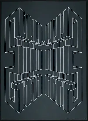 Harry Karssen - Lot van twee zeefdrukken, Z.T. Abstractie kopen? Bied vanaf 1!