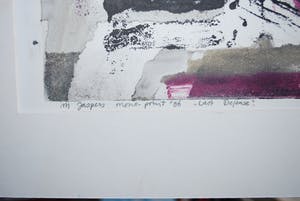 Marjan Jaspers - Last Defense - Monoprint 1986 kopen? Bied vanaf 45!