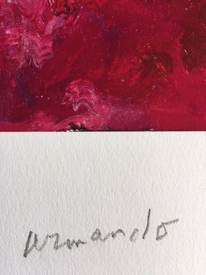 Armando - Rotes Bild / afbeelding in rood kopen? Bied vanaf 75!