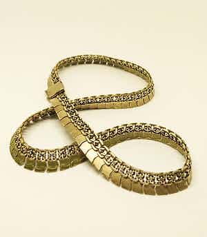 Antieke Zilveren 835 Schakel Collier 46cm lang verkocht voor € 65!