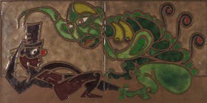 Ruud de Caluwe - Email champlevé, Zonder titel - Ingelijst kopen? Bied vanaf 40!