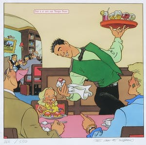 Theo van den Boogaard - Piëzografie, Dat is er een van Tempo-Team (Horeca) - Ingelijst kopen? Bied vanaf 1!