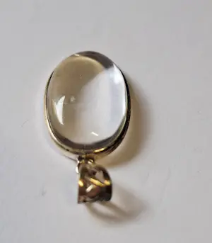Natuurlijke zuivere kristallen edelsteen hanger 925 sterling zilveren kopen? Bied vanaf 55!