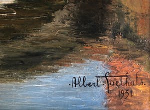 Albert Goethals - "Brugge - Pont de la Tour" (Impressionisme) kopen? Bied vanaf 200!