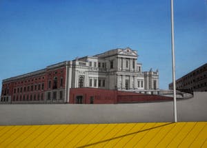 Marinus Fuit - Ingelijste litho: "Paviljoen Welgelegen" - 1992 kopen? Bied vanaf 99!