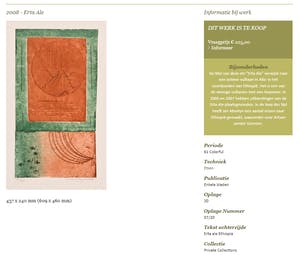 Jan Montyn - Erta ale, aquatint ets (kleine oplage) kopen? Bied vanaf 115!