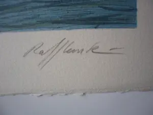 Rolf RAFFLEWSKI - Litho, kleurenlitho getiteld "La Rochelle" kopen? Bied vanaf 40!
