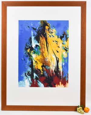 Mattie Schilders - In het licht van een vroege ochtend - Ingelijst - Groot verkocht voor € 50!