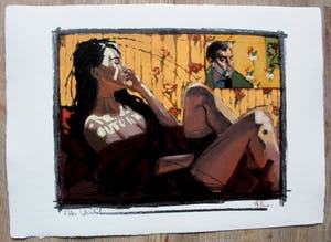 Nico Vrielink - Zeefdruk: Confrontatie met Gauguin kopen? Bied vanaf 99!