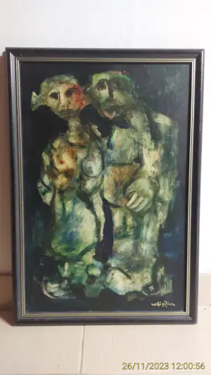 Rudi Pillen - twee figuren kopen? Bied vanaf 250!