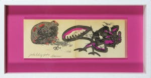 Marinus Boezem - Inkttekening, Nieuwjaarswens - Ingelijst kopen? Bied vanaf 1!