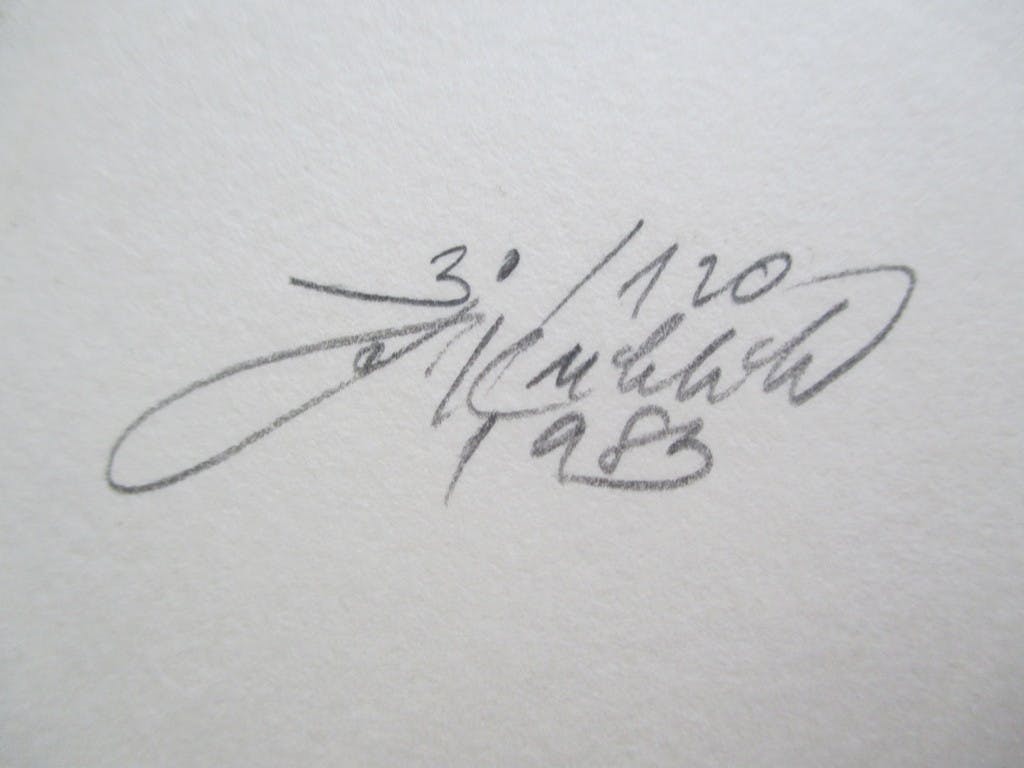 Ladislav Kuklik -  grote ets, "Onderbroken droom" 1983 kopen? Bied vanaf 35!