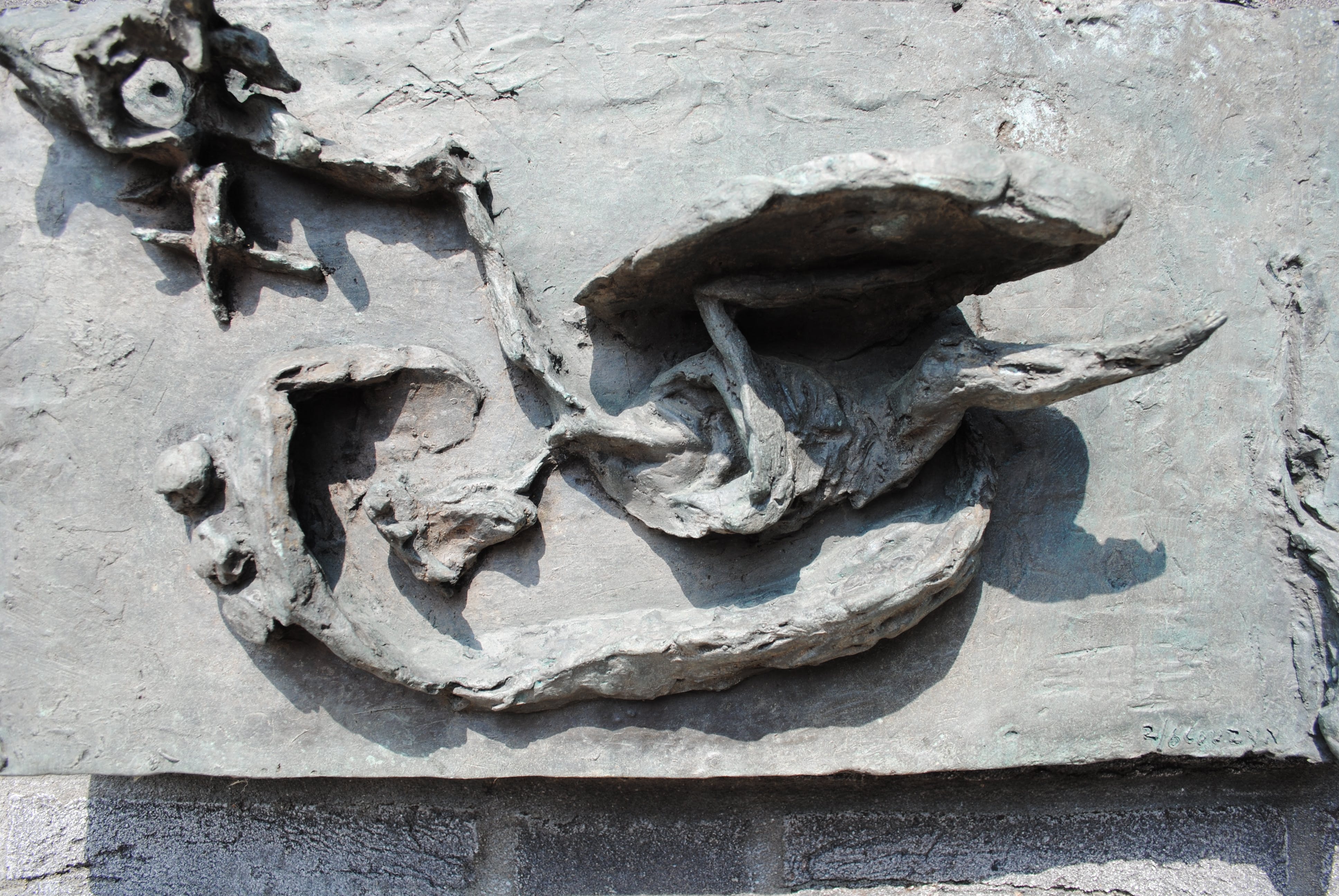 Wessel Couzijn - Wandsculptuur brons - Opstanding (Verrijzenis) uit 1955 - oplage 2/6  kopen? Bied vanaf 1750!