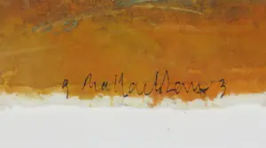Raffaele Rossi - Gemengde techniek op papier, Zonder titel - Ingelijst kopen? Bied vanaf 1!