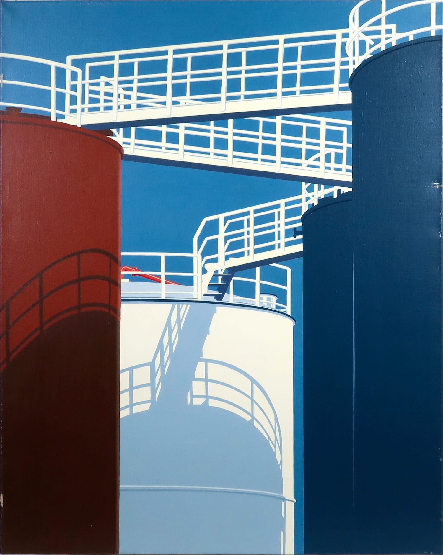 Eefje Bettman - Acryl op doek, Containers (Groot) verkocht voor € 1!