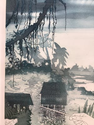 Sjoerd Bakker - Thais Huisje ,gesigneerd en ingelijst kopen? Bied vanaf 50!