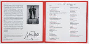 Gilbert & George - The Thoughts of Gilbert & George - gesigneerd en genummerd kopen? Bied vanaf 1!