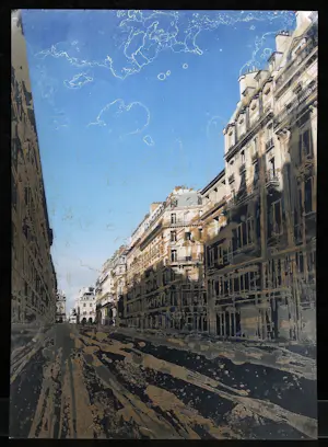 Gottfried Salzmann - “Place de Victoires”. kopen? Bied vanaf 89!