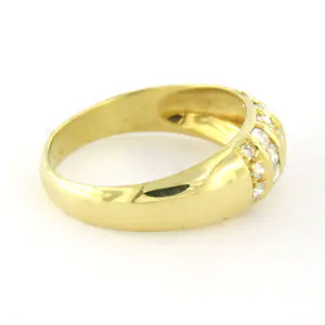 18k geel gouden ring met briljant geslepen diamant tot. 0.20ct – F/G - VS/SI kopen? Bied vanaf 370!
