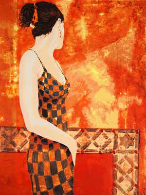 Willem van Scheijndel - She was looking back to see, if... verkocht voor € 70!